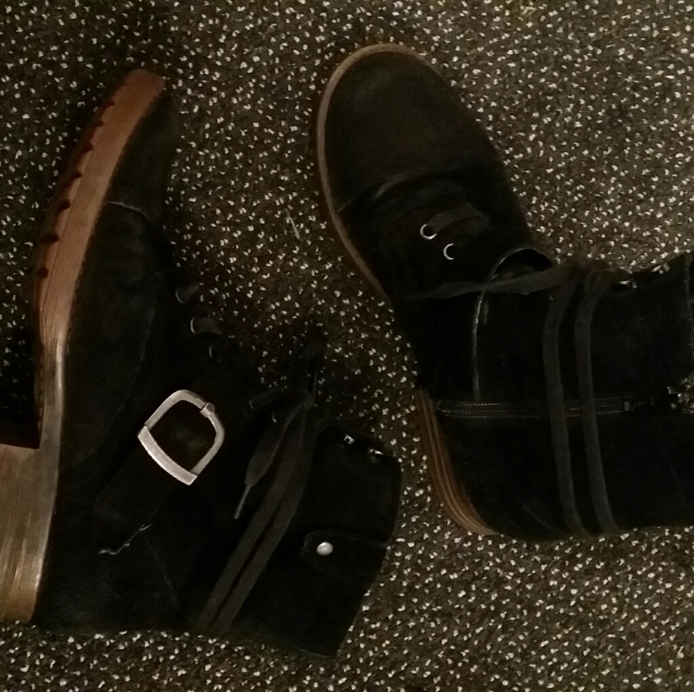 Suede Ankle Booties